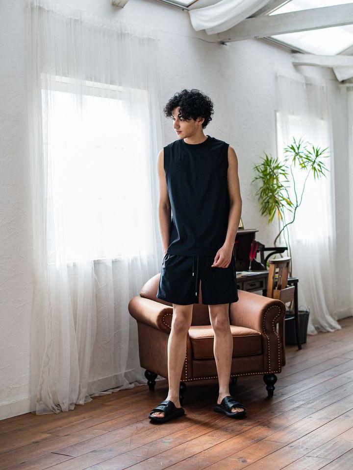 《予約品3月3日18：00締め》 TV NYLON SHORTS / ショーツ / ブラック
