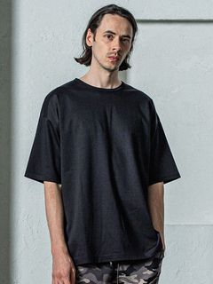 《予約11月17日19時締め》 Finest  BASIC  LOOSE T / ルーズTシャツ / ブラック