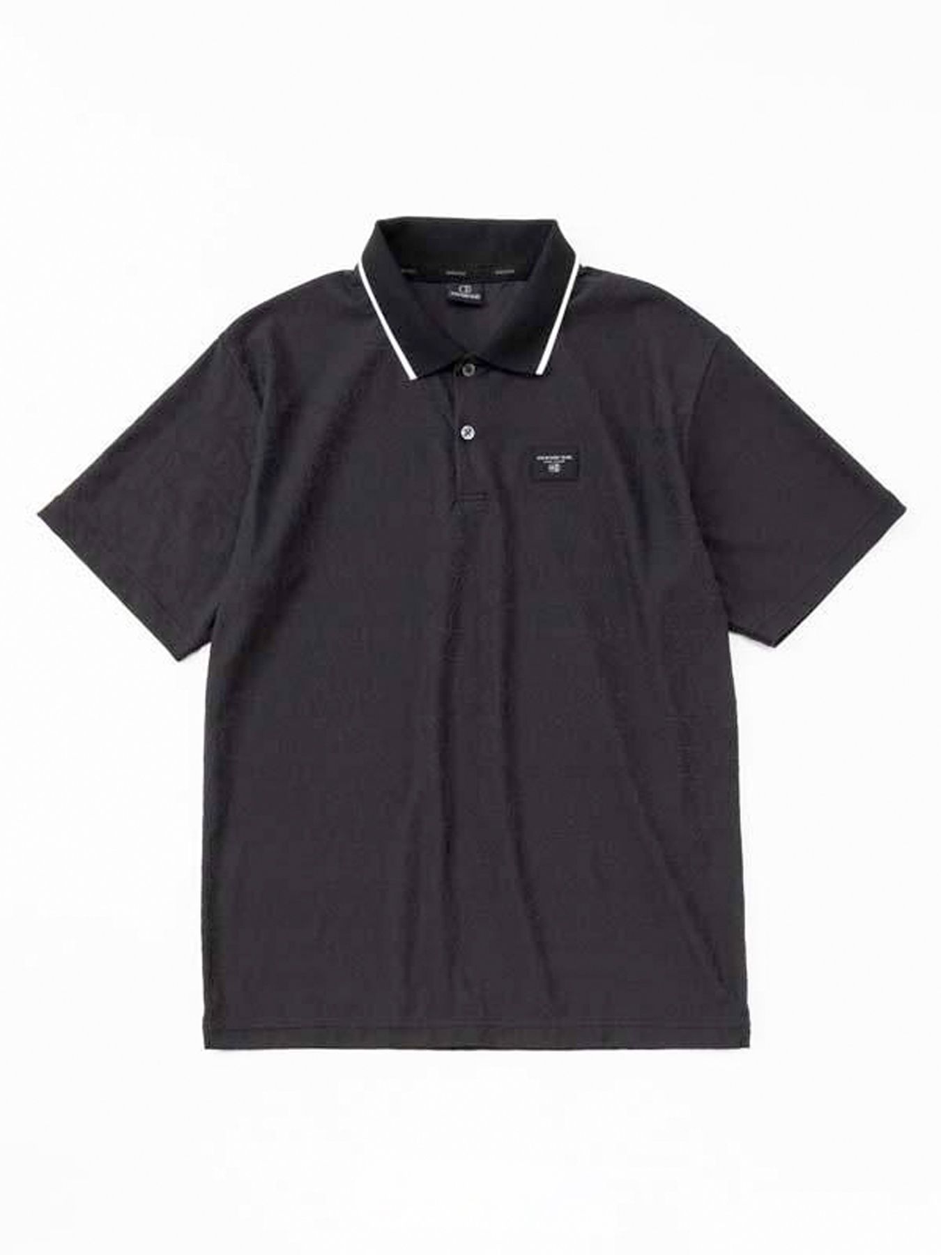 PIN JQ LINE POLO / ピンジャガード ライン ポロシャツ / ブラック【SY32 by SWEET YEARS GOLF】