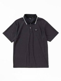 PIN JQ LINE POLO / ピンジャガード ライン ポロシャツ / ブラック【SY32 by SWEET YEARS GOLF】