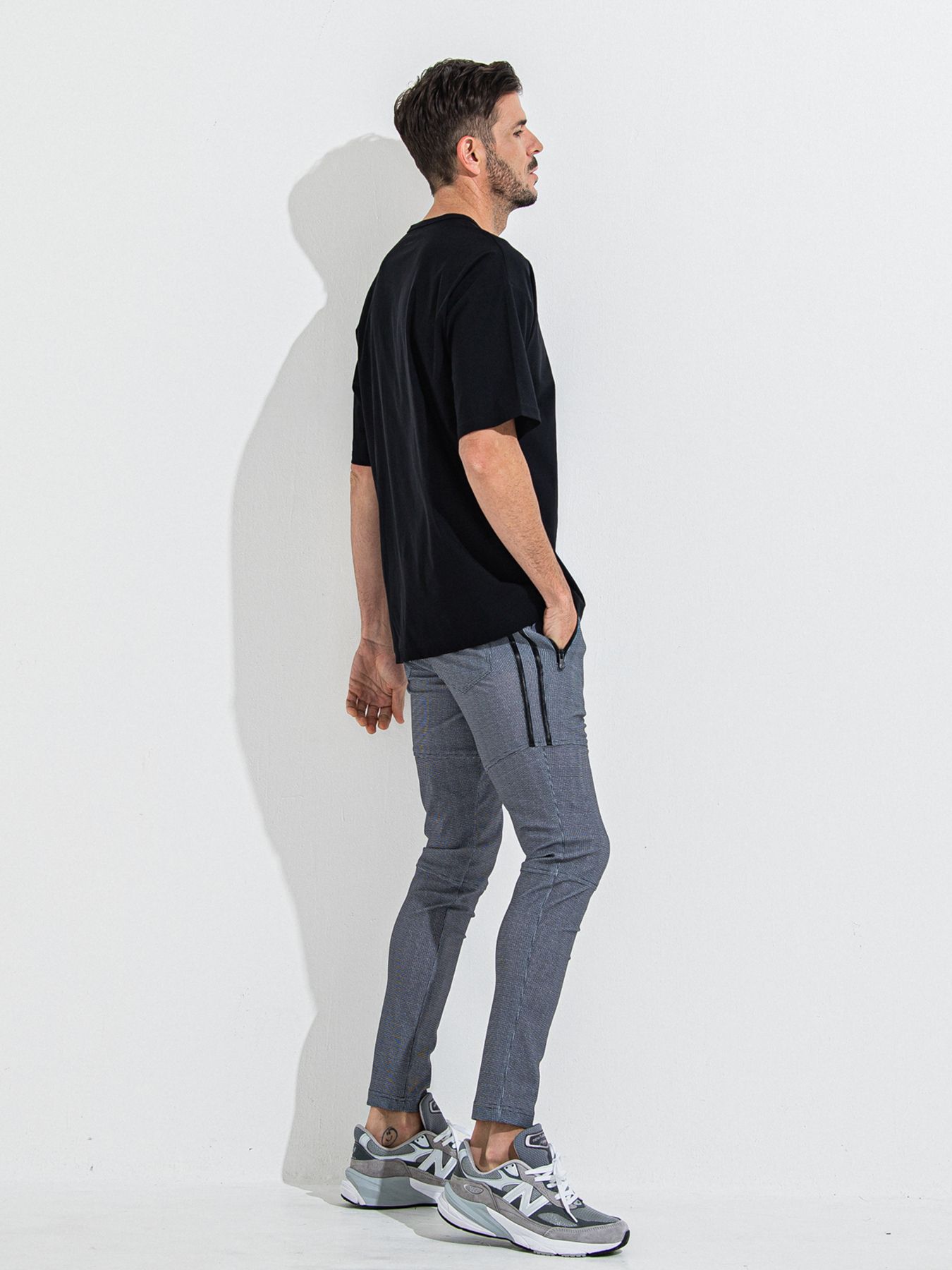 【予約品 】Johnson LINE PT / ジョンソンラインパンツ / チェックブラック
