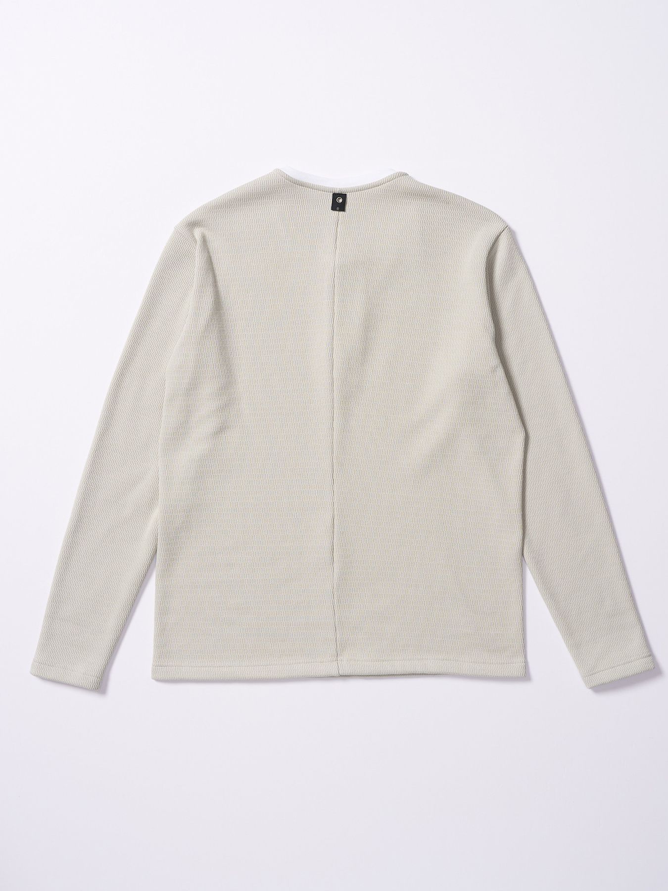 【予約品 4月19日(日) 18時締切】back boa thermal henley L/S / バックボア サーマル ヘンリーネック ロングスリーブ / ライトグレー