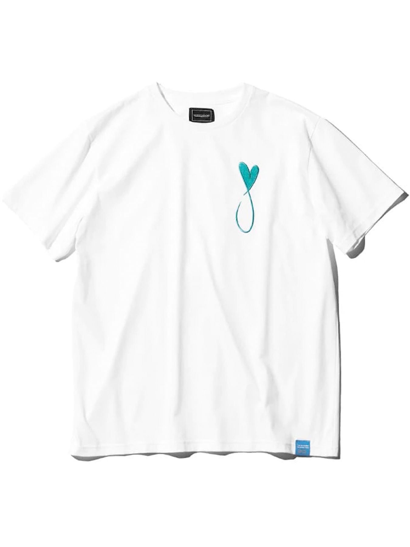 Tiphanie Big Logo T-Shirt / ホワイト×ブルー