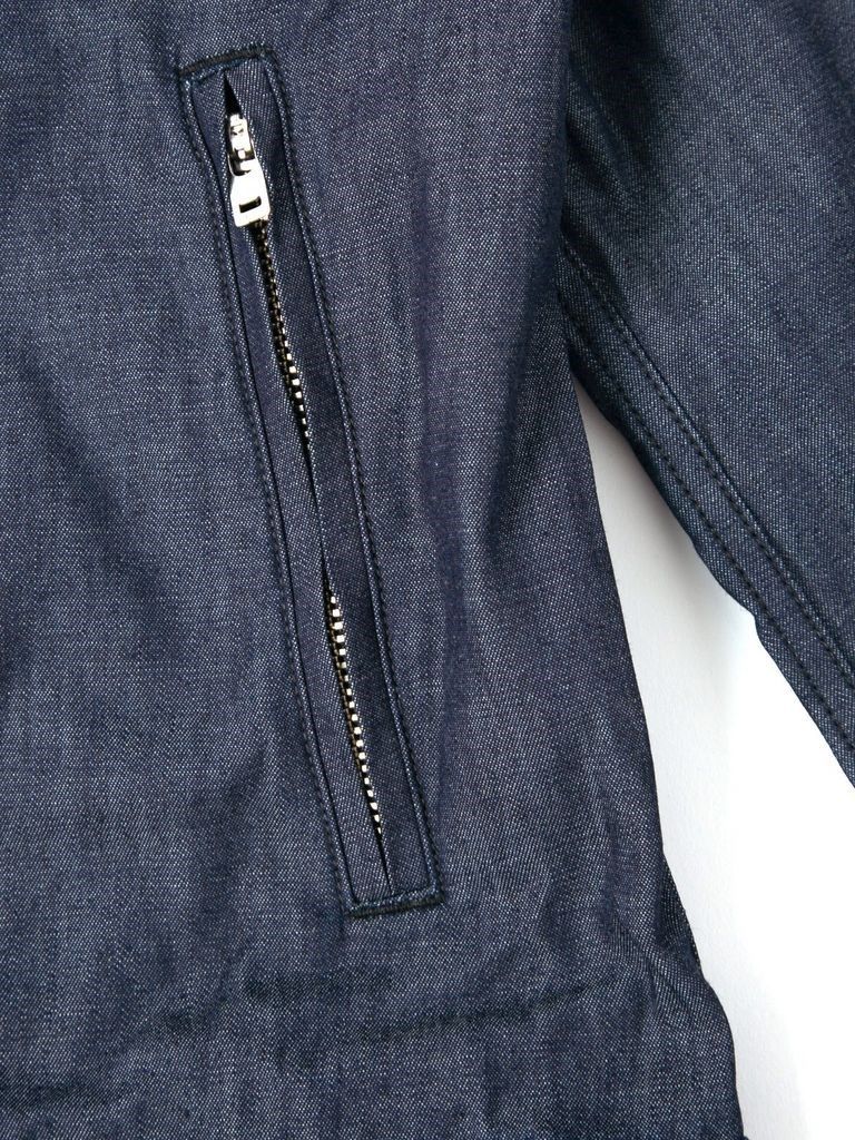 6oz Organic Cotton Denim Single Riders Coveralls / 6oz オーガニック コットン デニム シングル ライダース カバーオール / BULLET / インディゴ