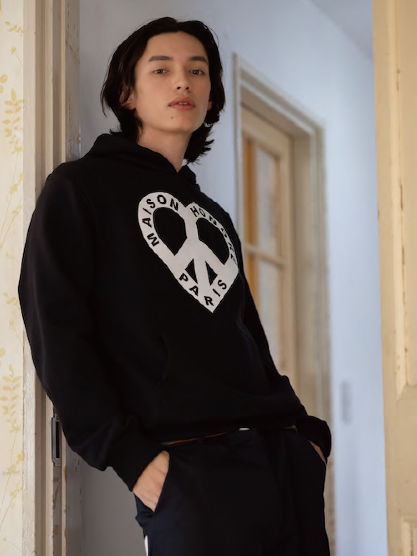 noahd Noam Hoodie ブラック  メゾンオノレ ・パリ