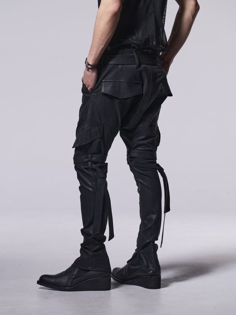 men's サルエルパンツ kiryuyrik - 《予約品》 BeltedSarouelPants / サルエルパンツ