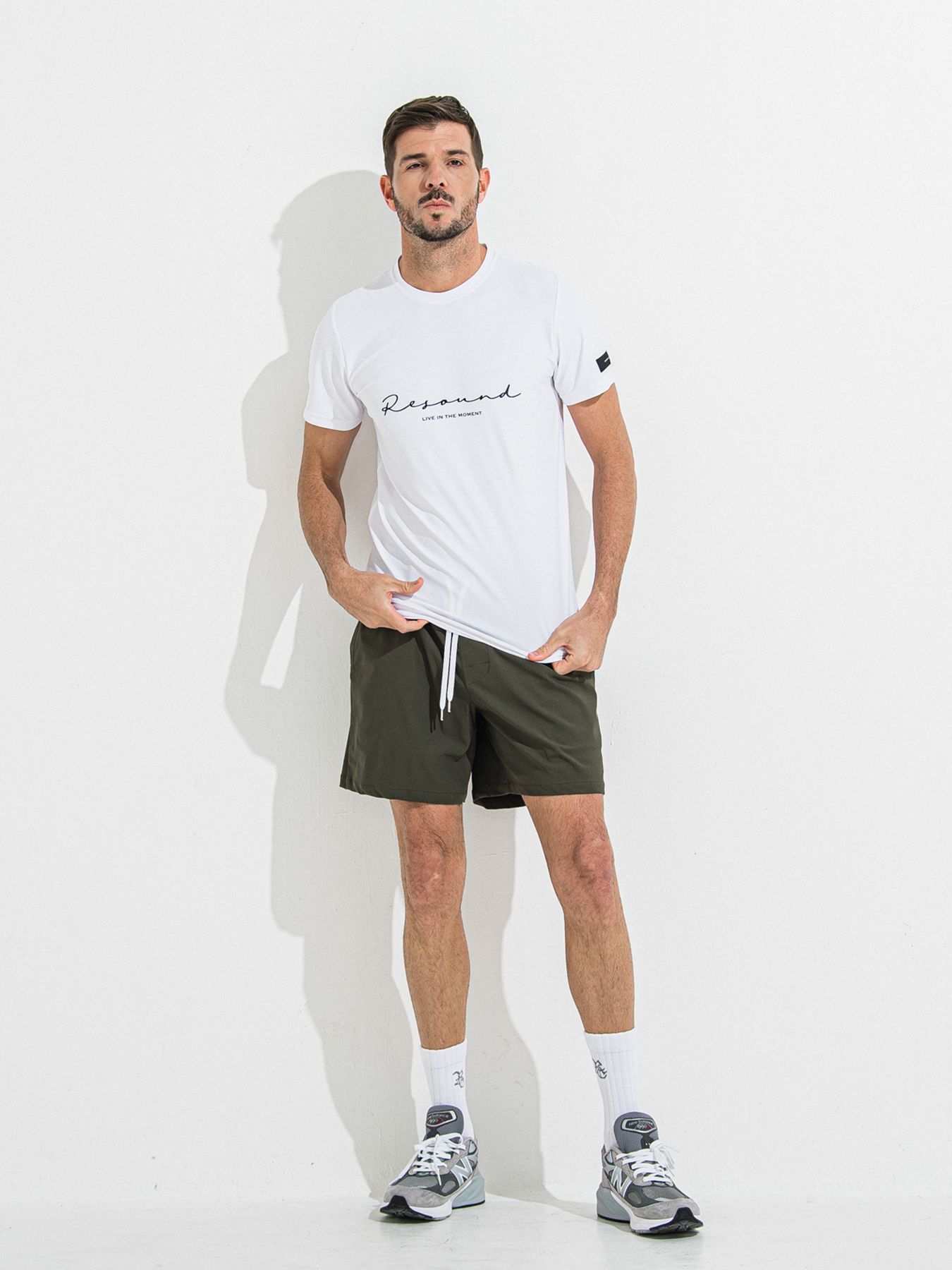 【予約品】HANDWRITING RASH BASIC T / ラッシュガード ハンドライティングTシャツ / ホワイト