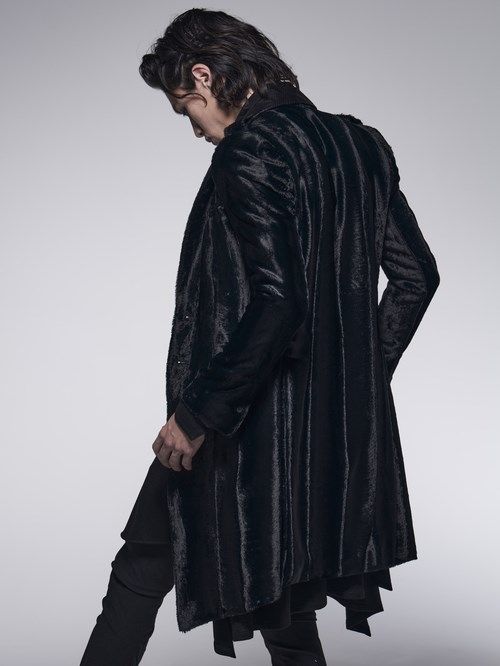 《予約品》 LongPeackedJacket / ロングジャケット / ブラック 【kiryuyrik】 10月以降入荷予定
