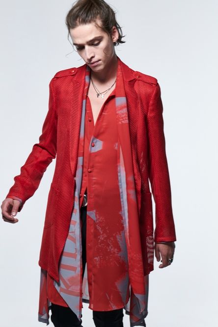 《予約品》 UnconPeackedJacket / レッド 【kiryuyrik】 2023年5月以降入荷予定