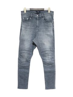 Supima Stretch Denim USED Semi-saruel Pants / セミサルエルパンツ / グレー 【ys Yuji SUGENO】