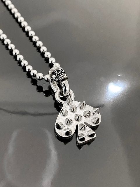 《受注生産》BALL CHAIN [SPIKE:SPADE] / スパイクスペードボールチェーンネックレス / 注文から2～3週間後入荷予定