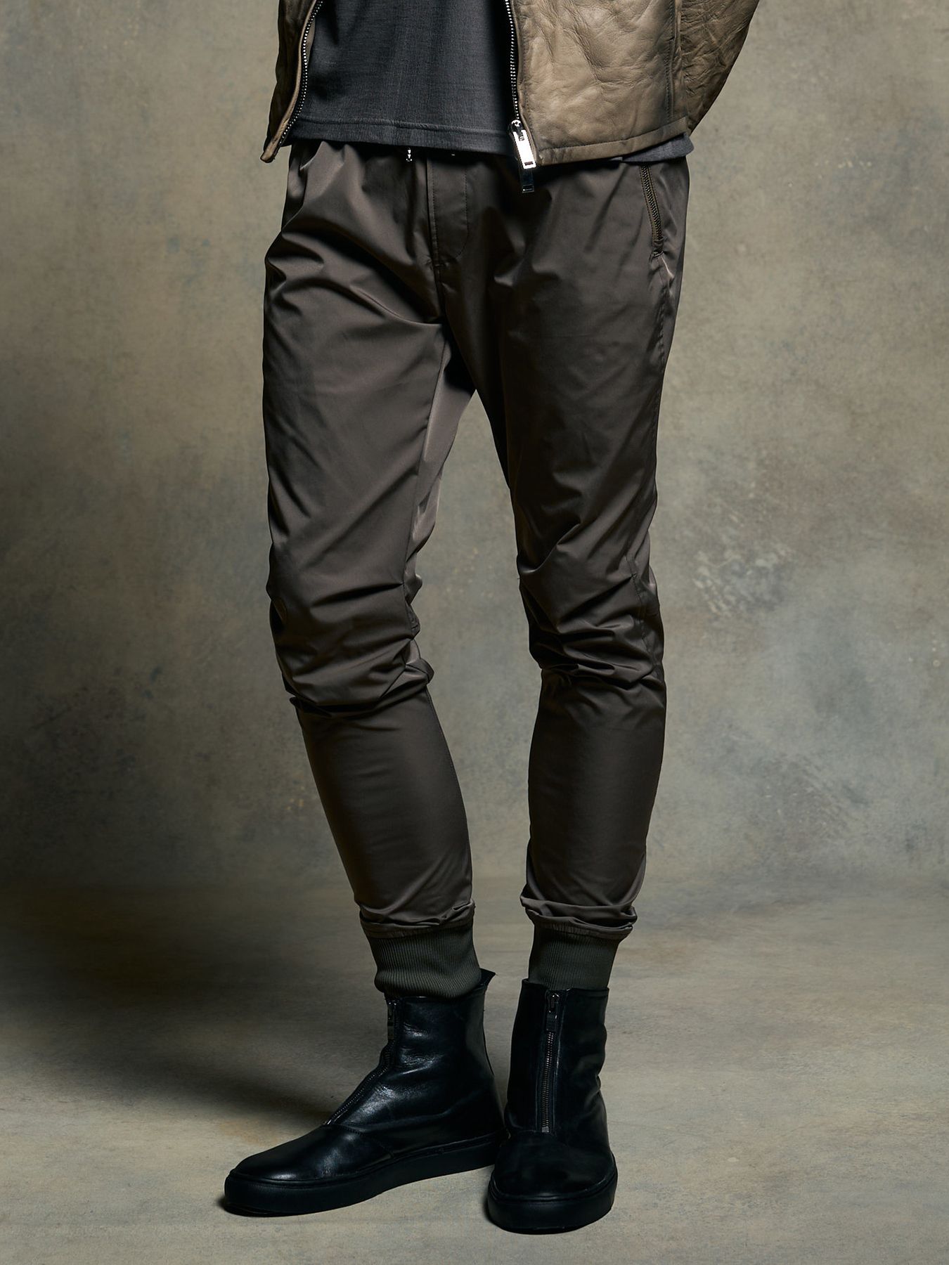 【予約品 9月23日(火) 締切】tuck rib pants / タックリブパンツ / カーキ