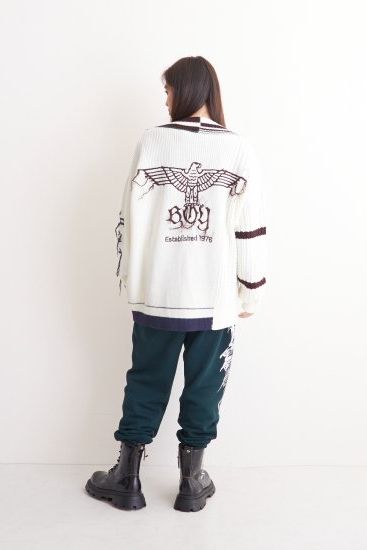 8 HOLE LACE UP BOOTS レースアップブーツ / BLACK 【BOY LONDON】