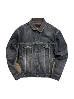 【予約品 3月9日(月) 18:00 締切】VIN/DEN/JK USED/BASIC / USED加工 ヴィンテージ デニム ジャケット / ブラック