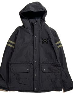 《予約品8月31日 23時55分締め》 WAPPEN HOOD BLO A / マウンテンパーカー / ブラック 【roarguns 】 2024年1月入荷予定
