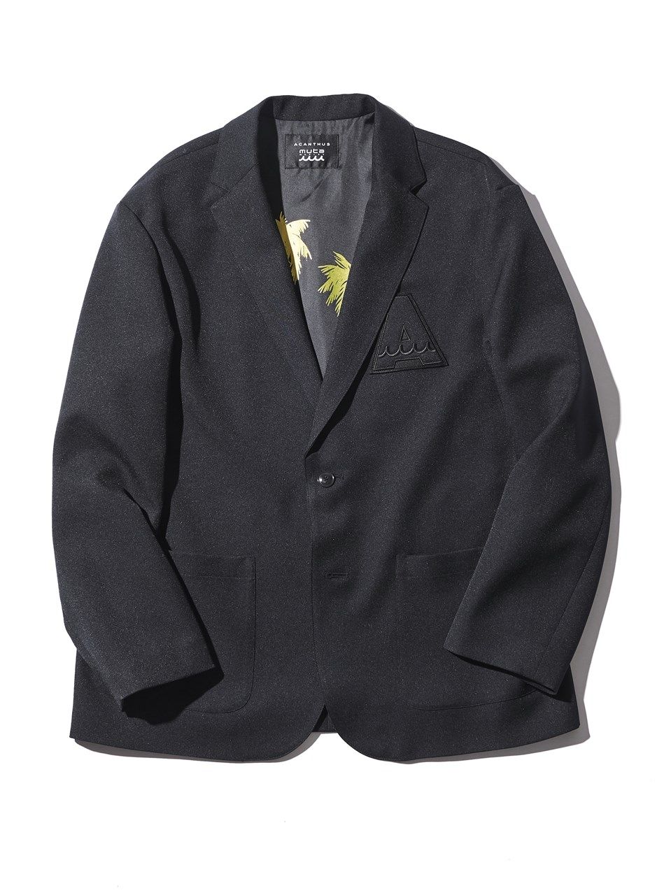 (予約品) muta Relax Fit Tailored JKT / イージーテーラードジャケット / ブラック 【Acanthus×muta】10月上旬頃入荷予定