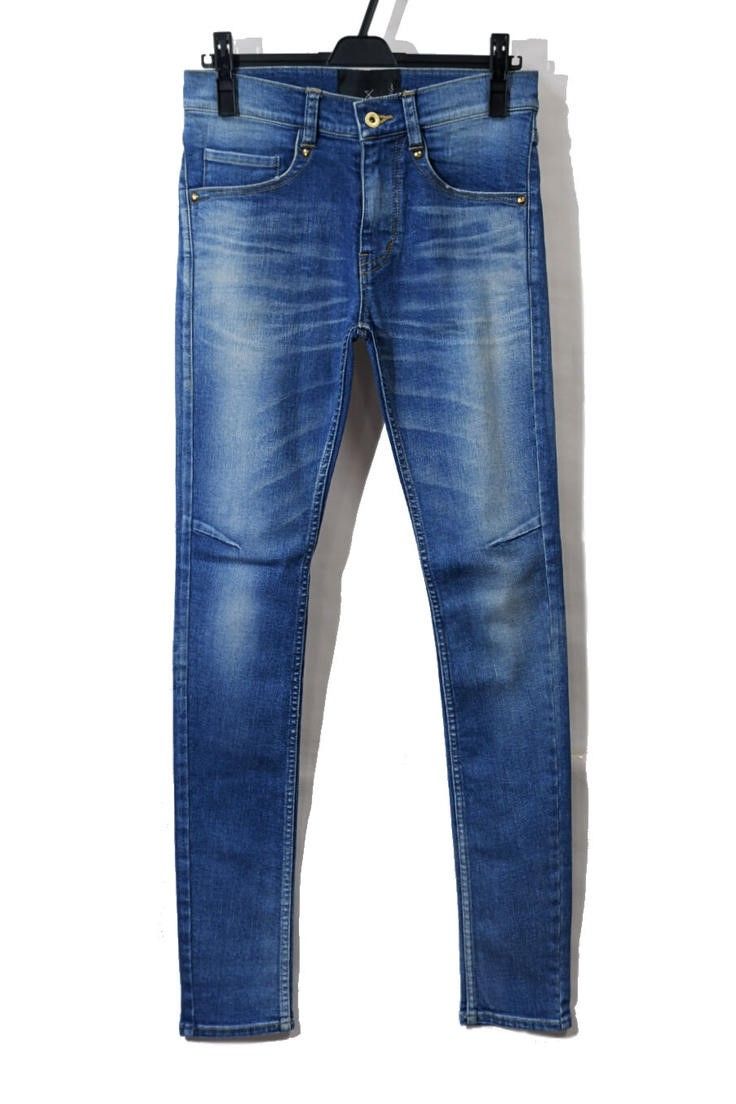 【ys Yuji SUGENO】Hybrid Stretch USED Skinny Denim Pants / INDIGO