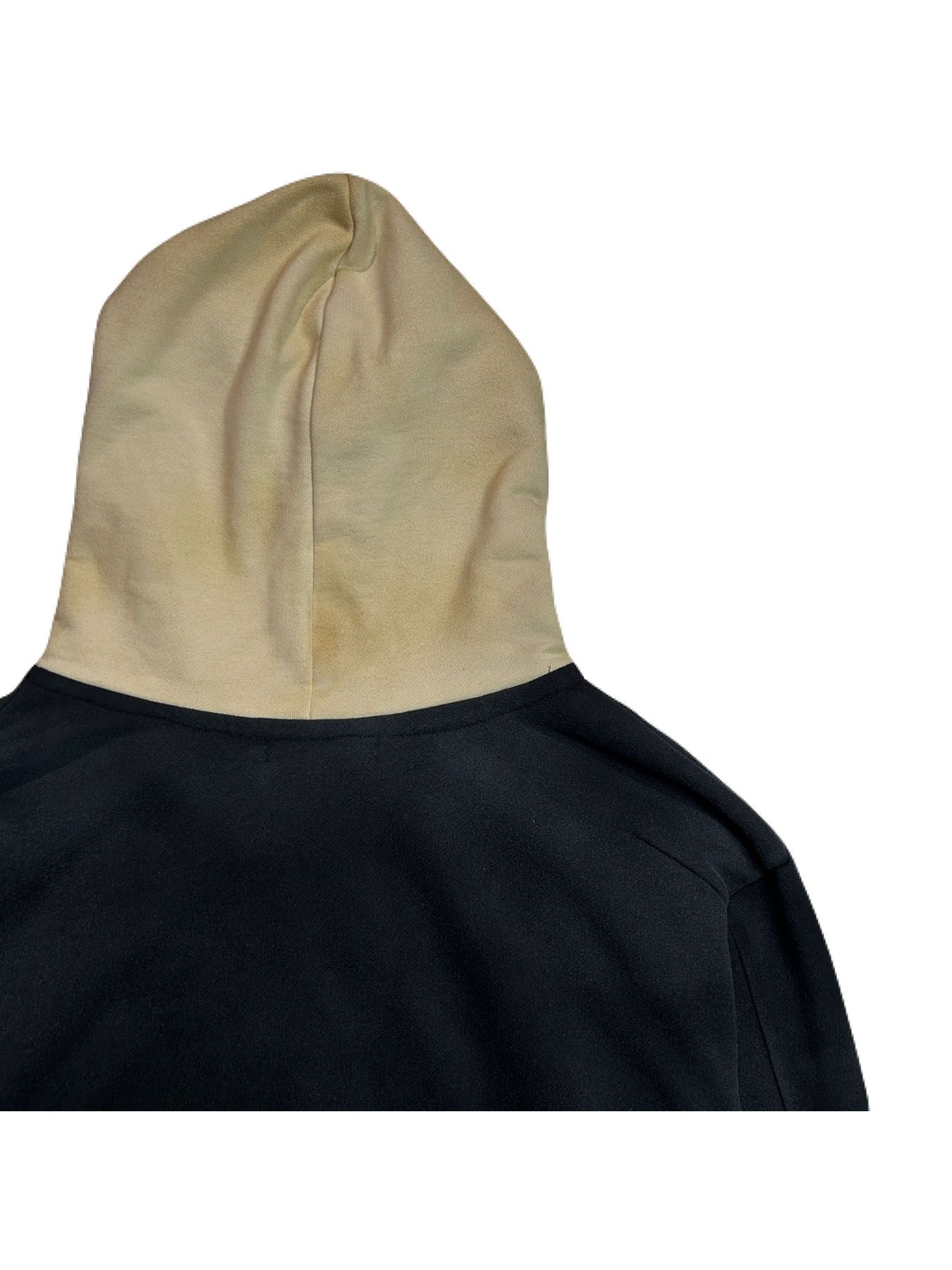 【予約品 8月10日(日) 締切 】SPRAY PRINT HOODIE / スプレープリント フーディー / ブラック×オフホワイト
