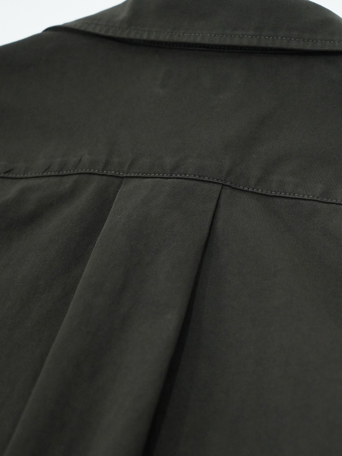 【予約品 2月1日(日) 締切】CUTSHIRTS / オープンカラーシャツ / スミクロ