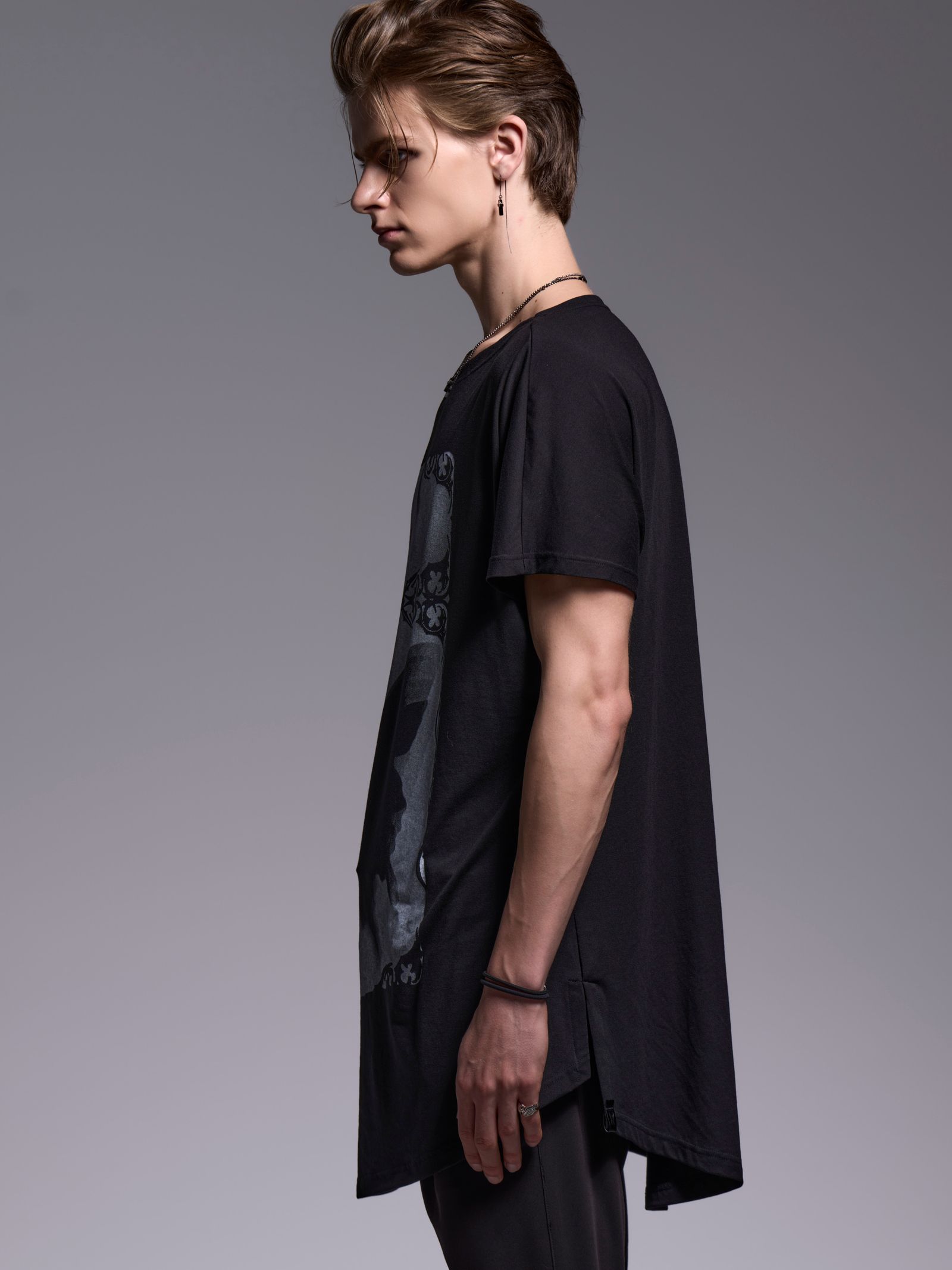 【予約品 1月4日(日) 締切】French Sleeve-T / フレンチスリーブTシャツ / ブラック