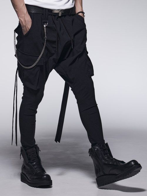 《予約品》 SaruelCargoPants / カーゴパンツ / ブラック 【kiryuyrik】 10月末以降入荷予定