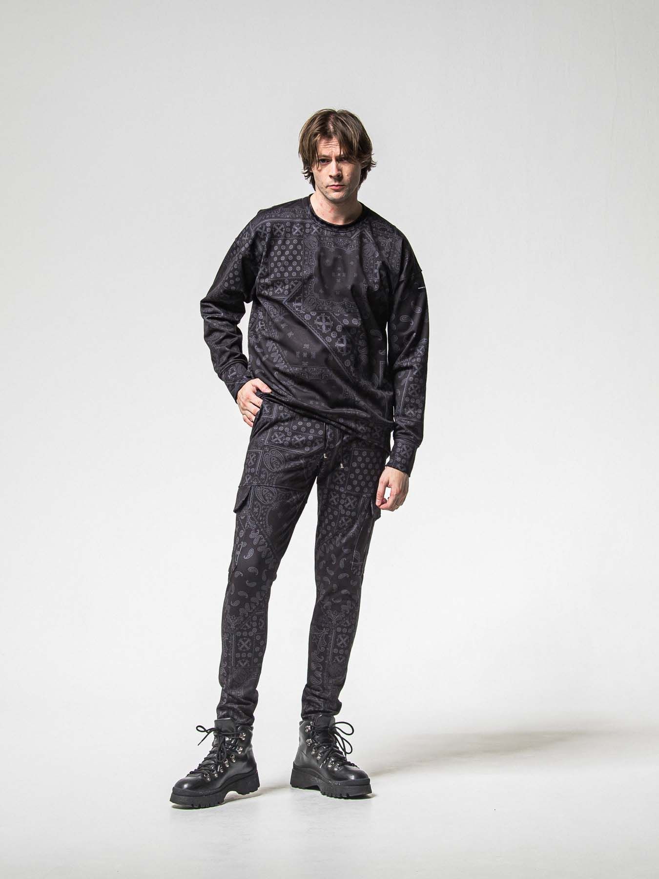 【予約品 】Darrell HEAT CARGO PT / ダレル ヒートカーゴパンツ / ペイズリーブラック