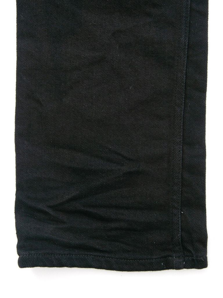12.5oz Organic Cotton Stretch Denim Tight Straight Jeans / 12.5oz オーガニックコットン ストレッチデニム タイトストレート  / TIGHT JOE / ブラック ワンウォッシュ