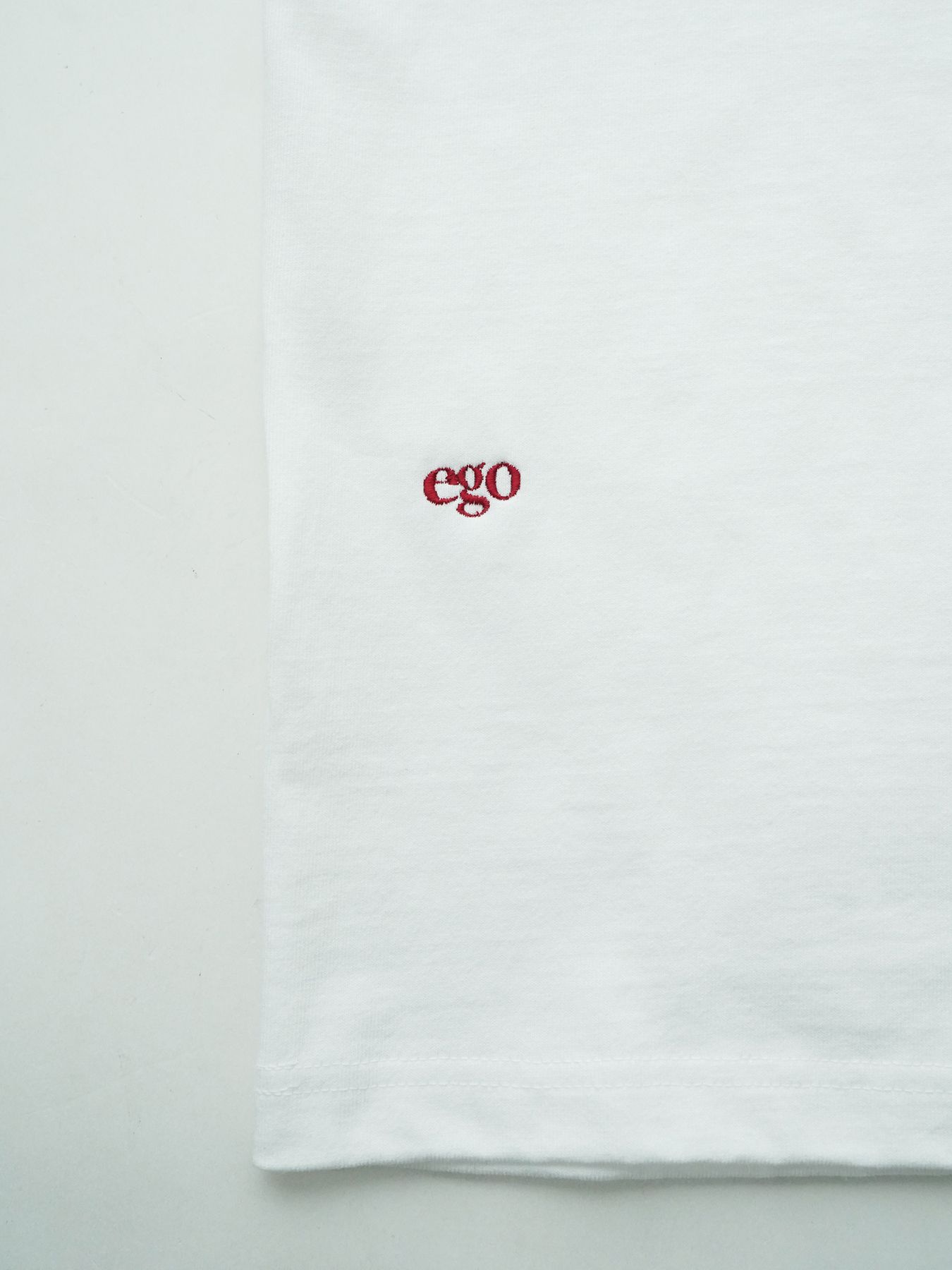 【予約品 10月26日(日) 締切】PRINTTEE-A long / ロゴプリントカットソー / WHITE