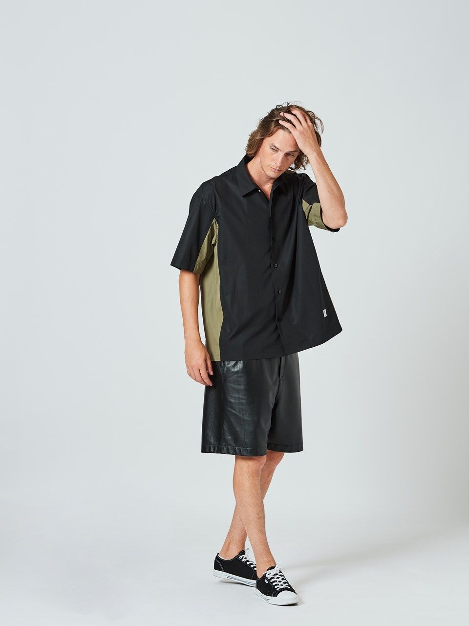 (予約品2023年10月19日18時締め) Loose Fit S/S Shirts / シャツ / ブラック