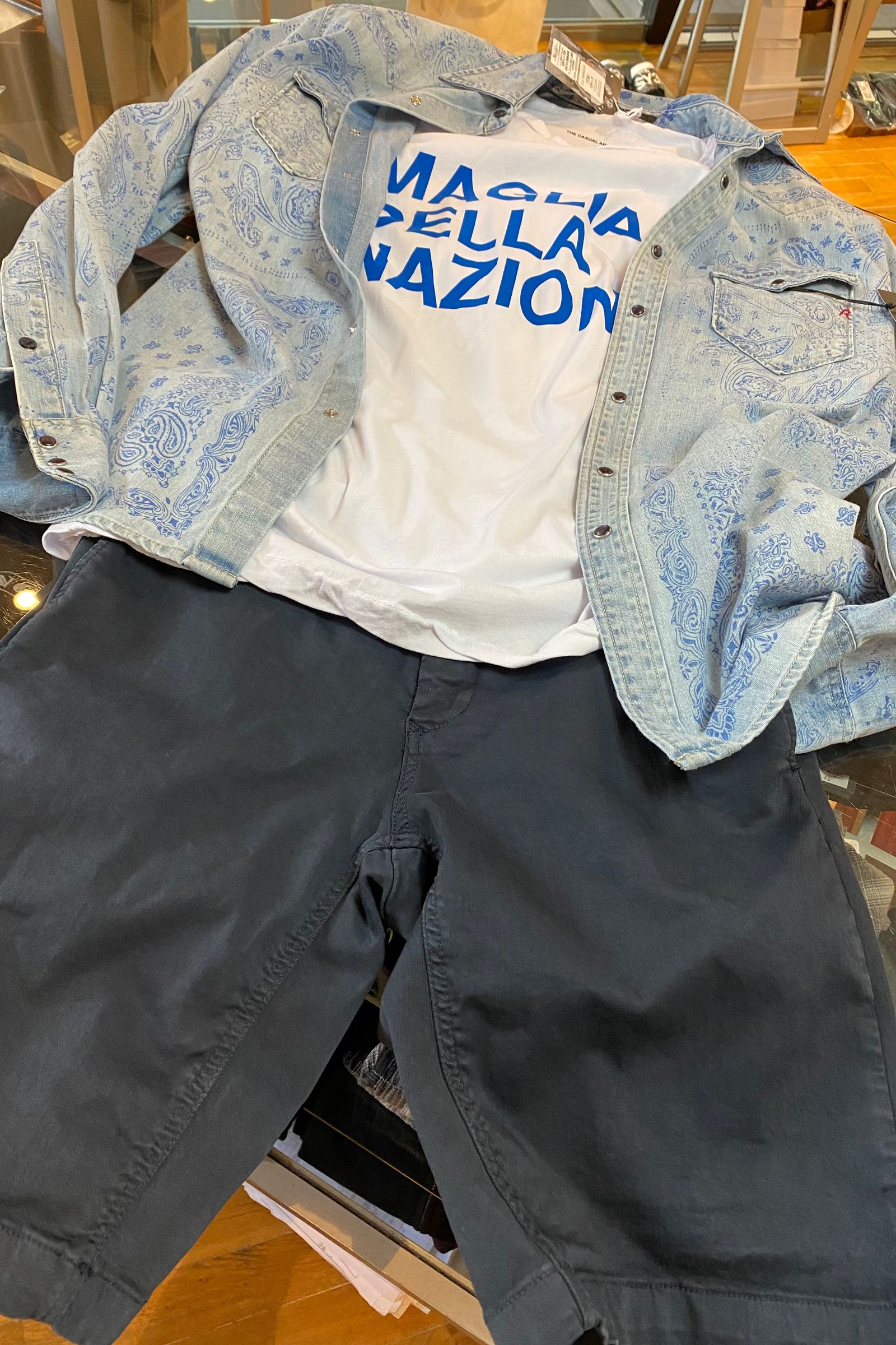 10周年記念復刻モデル MAGLIA(マリア) T-001 Tシャツ  イタリア製【MAGLIA】