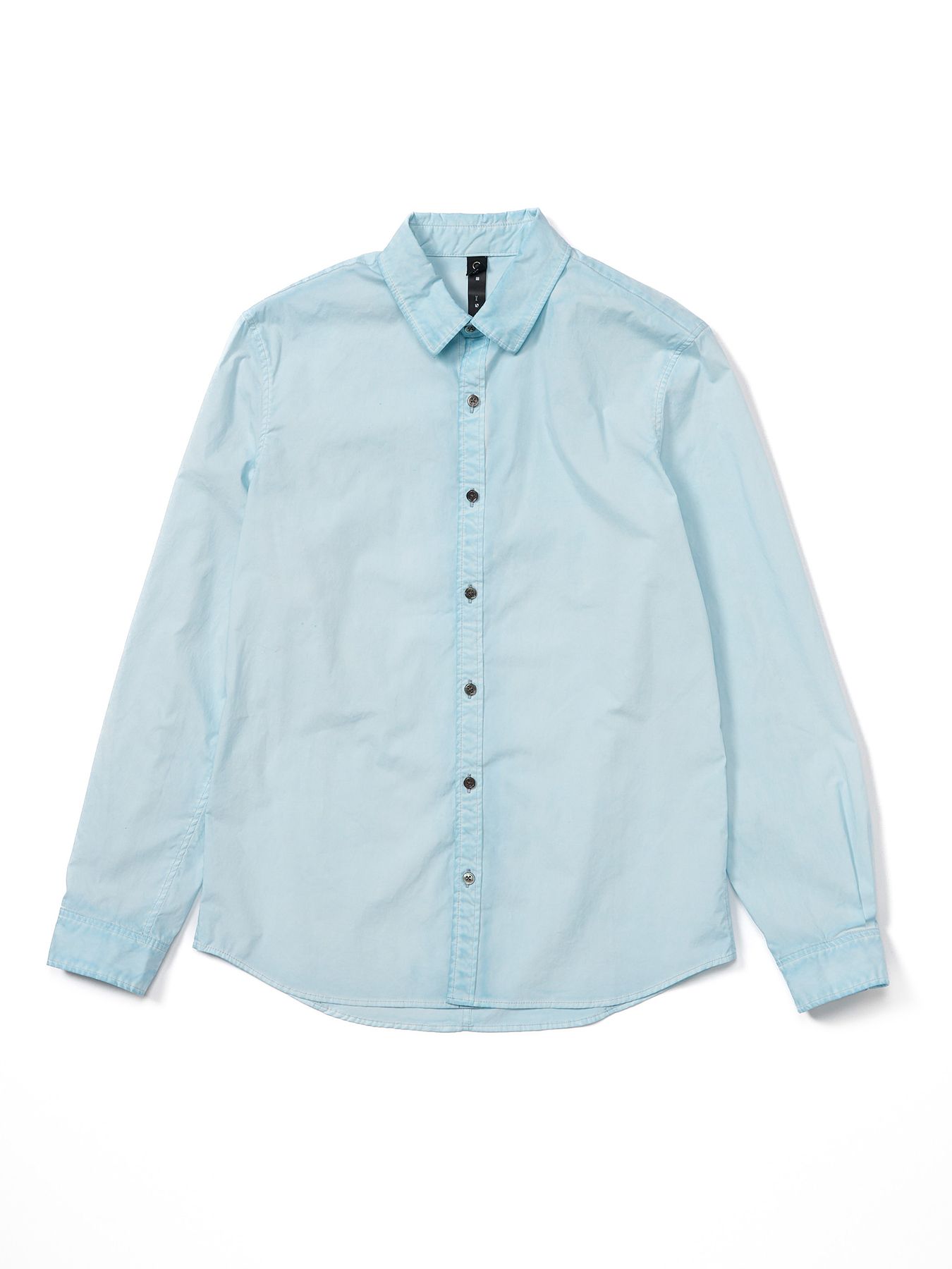【予約品 9月23日(火) 締切】dyed regular shirt / コールドダイ レギュラーシャツ / アイスブルー