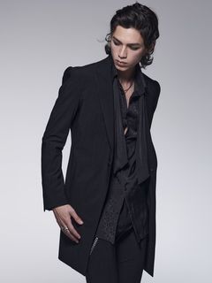 LongJacket / ロングジャケットストレッチXL / ブラック 【kiryuyrik】