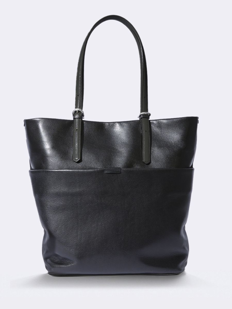 トートバック Artisan Leather (牛革/日本製) BLACK【aniary】