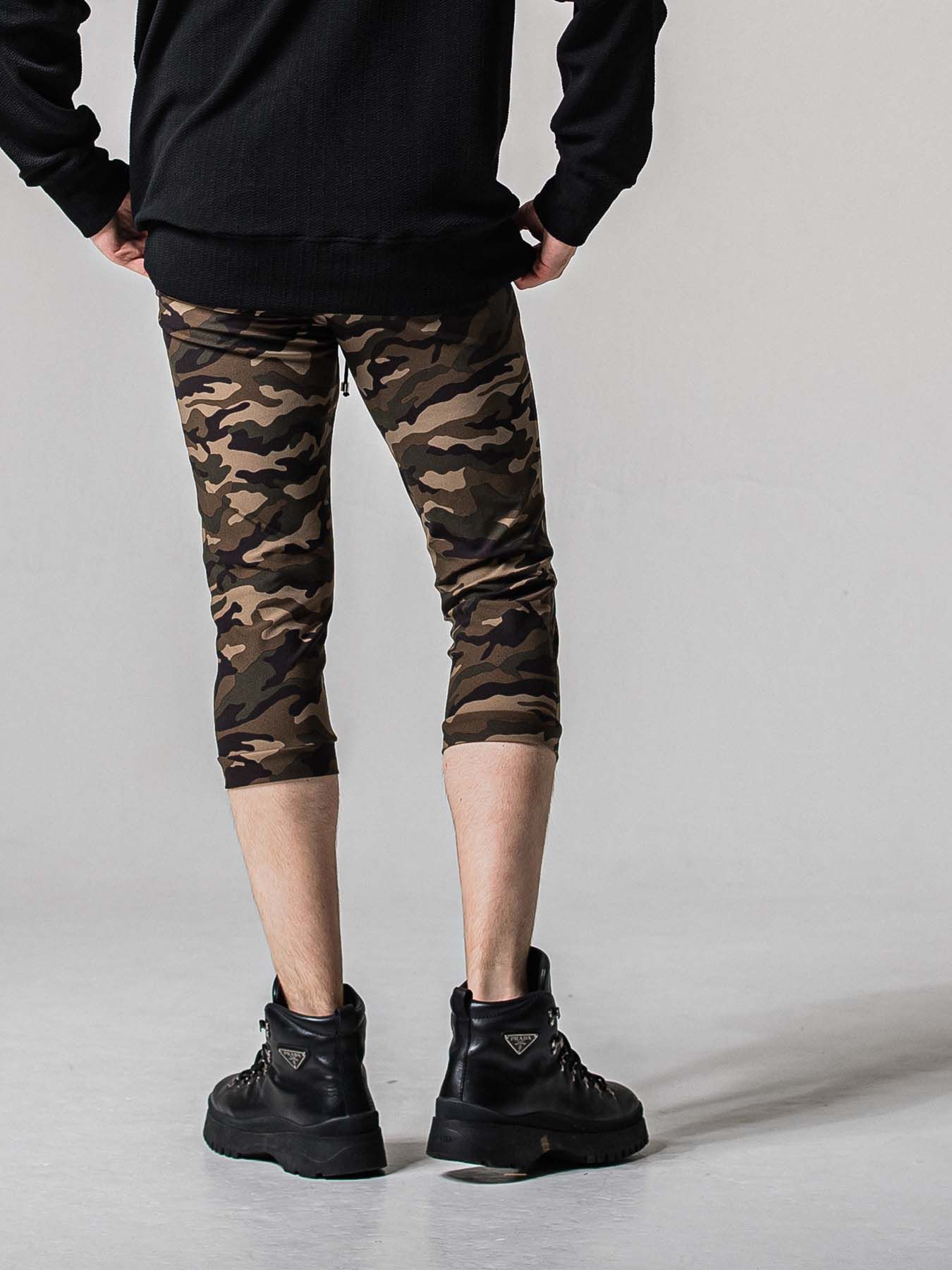 【予約品 11月16日(日) 締切】RE CROPPED PT / ナイロン イージークロップドパンツ / カモカーキ