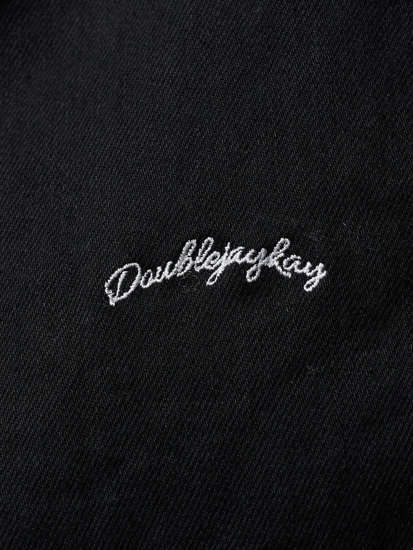 【予約品 1月25日(日) 締切】thin denim easy / シンデニム イージーパンツ / ブラック