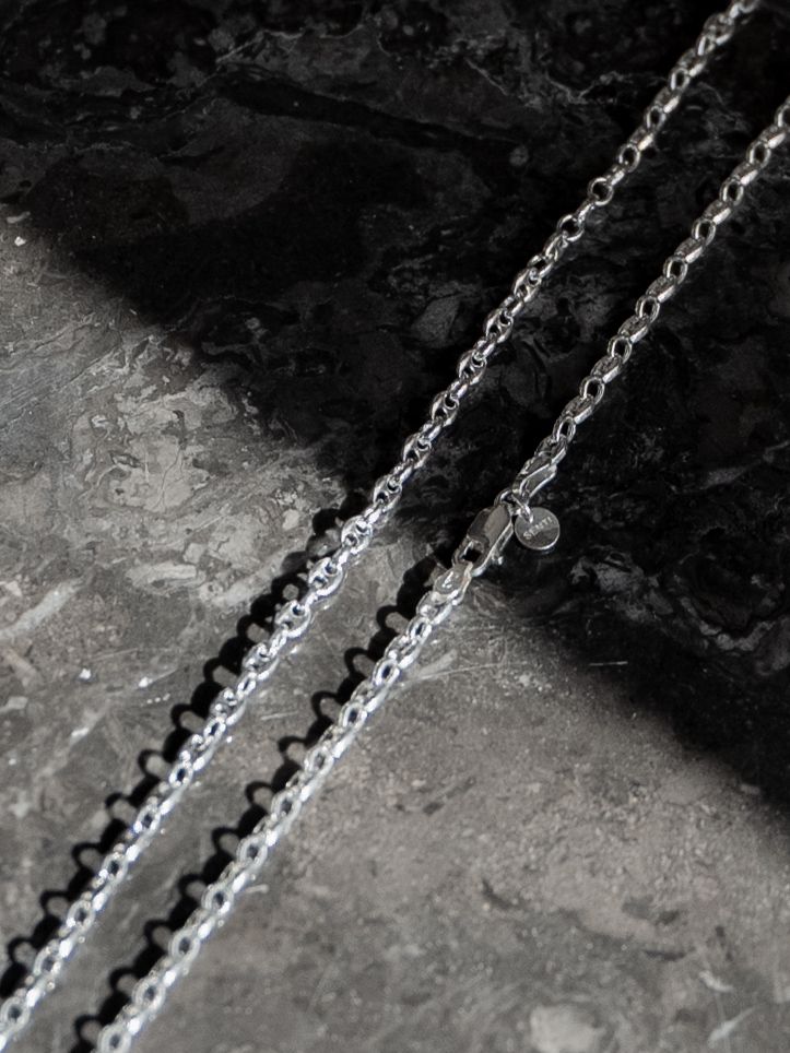 《予約品》 PUFFED MARINA CHAIN / チェーン / シルバー 【Iroquois.SENTI】