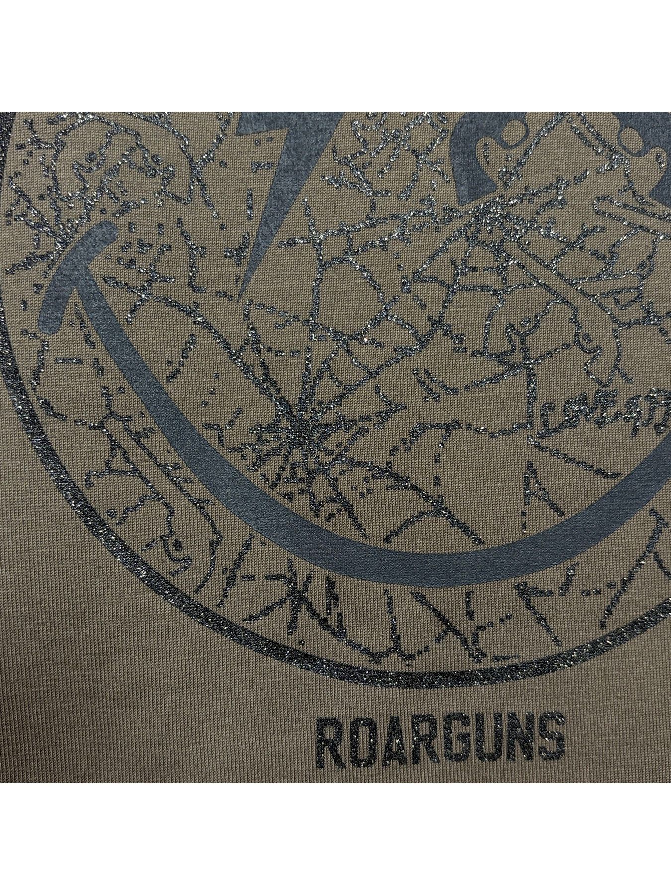 【予約品 3月9日(月) 18:00 締切】ORG/CO L/S T SMILE / スマイルプリント オーガニックコットン ロンT / カーキ