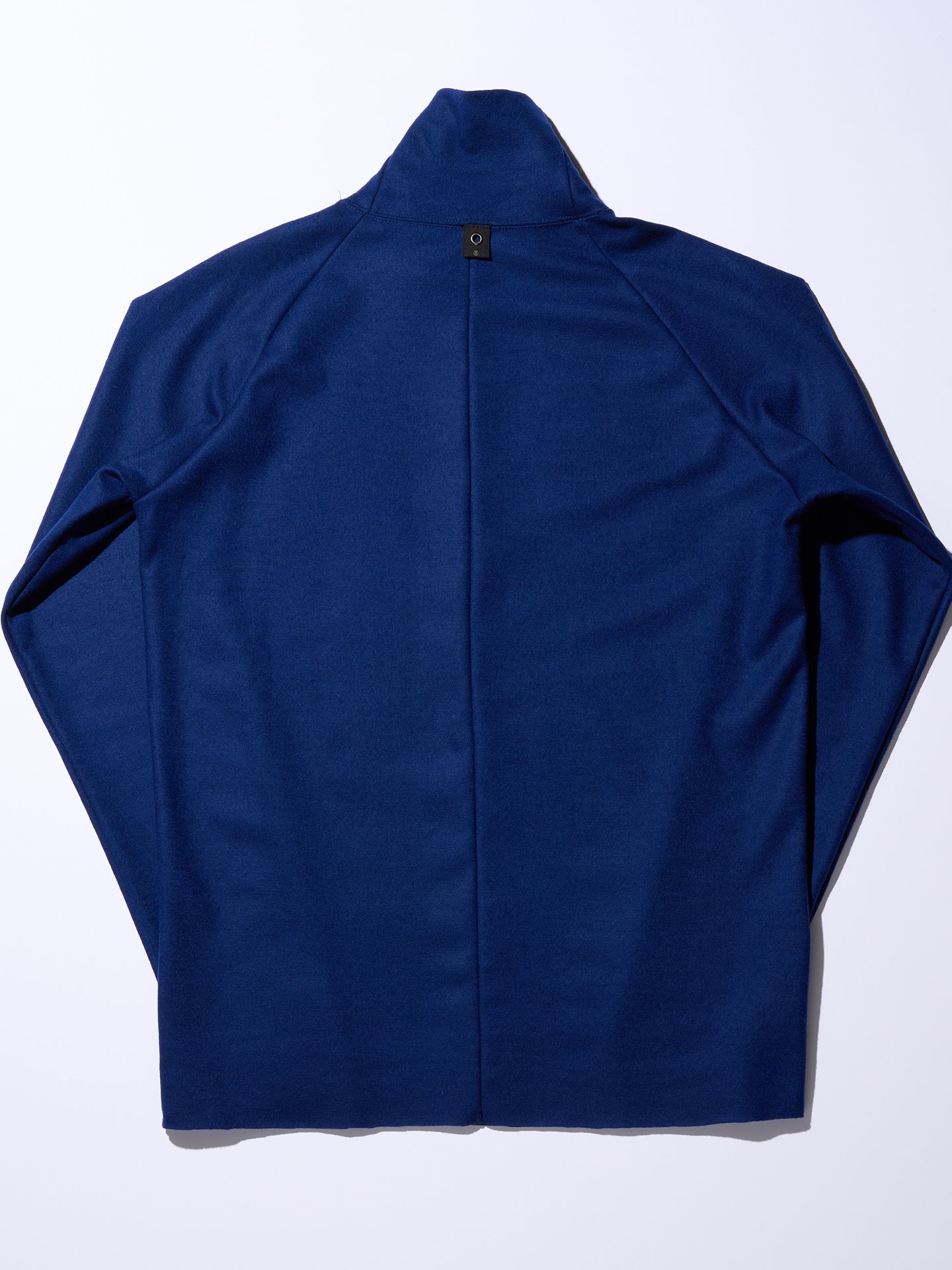 【予約品】 fine wool mock-neck / ニットカットソー / ブルー