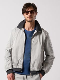 【予約品 4月19日(日) 18時締切】puckering track jacket / パッカリング トラックジャケット / ライトグレー