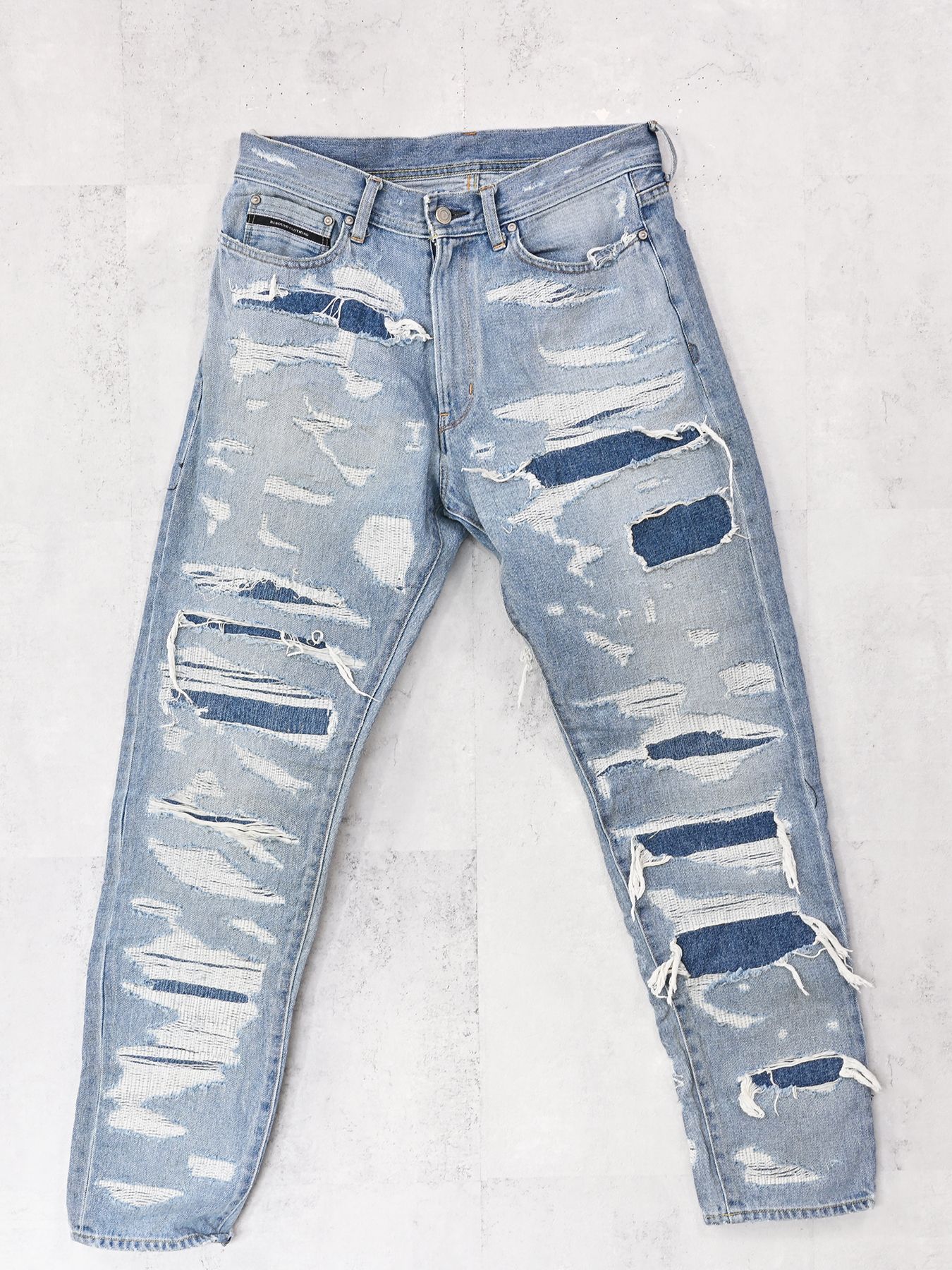 【予約品 9月6日(日) 締切】SCOTT JEANS / ライトオンスヴィンテージジーンズ / インディゴ スペシャルクラッシュ