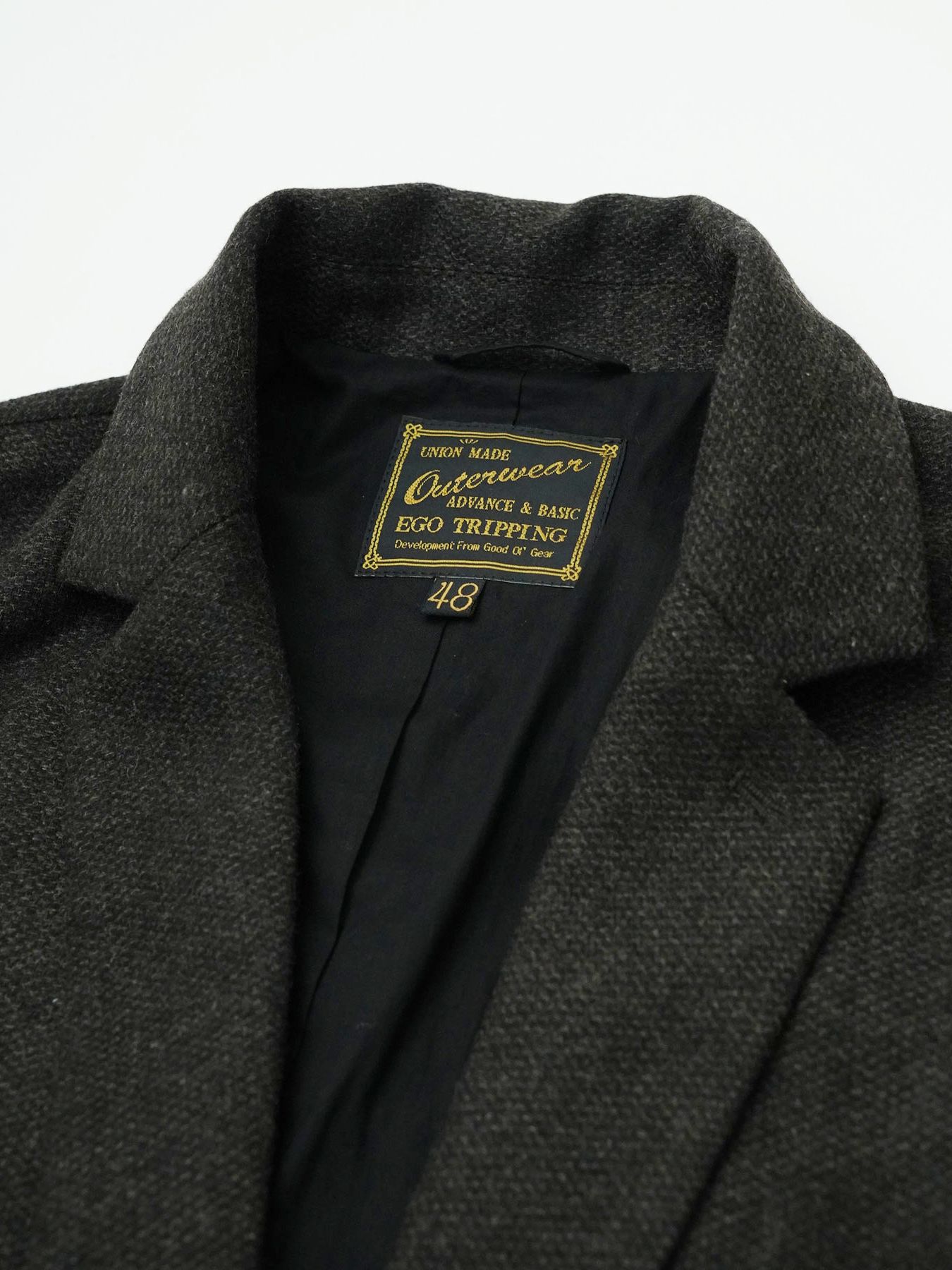 【予約品 】LOUNGECUT JACKET / ジャケット / ダークブラウン× ブラック