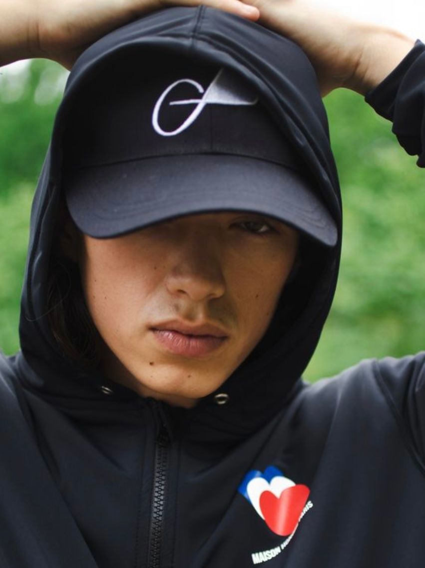ベースボールキャップ / BaseBall Cap Adriana / Black ハートフィッシュ メゾンオノレ パリ