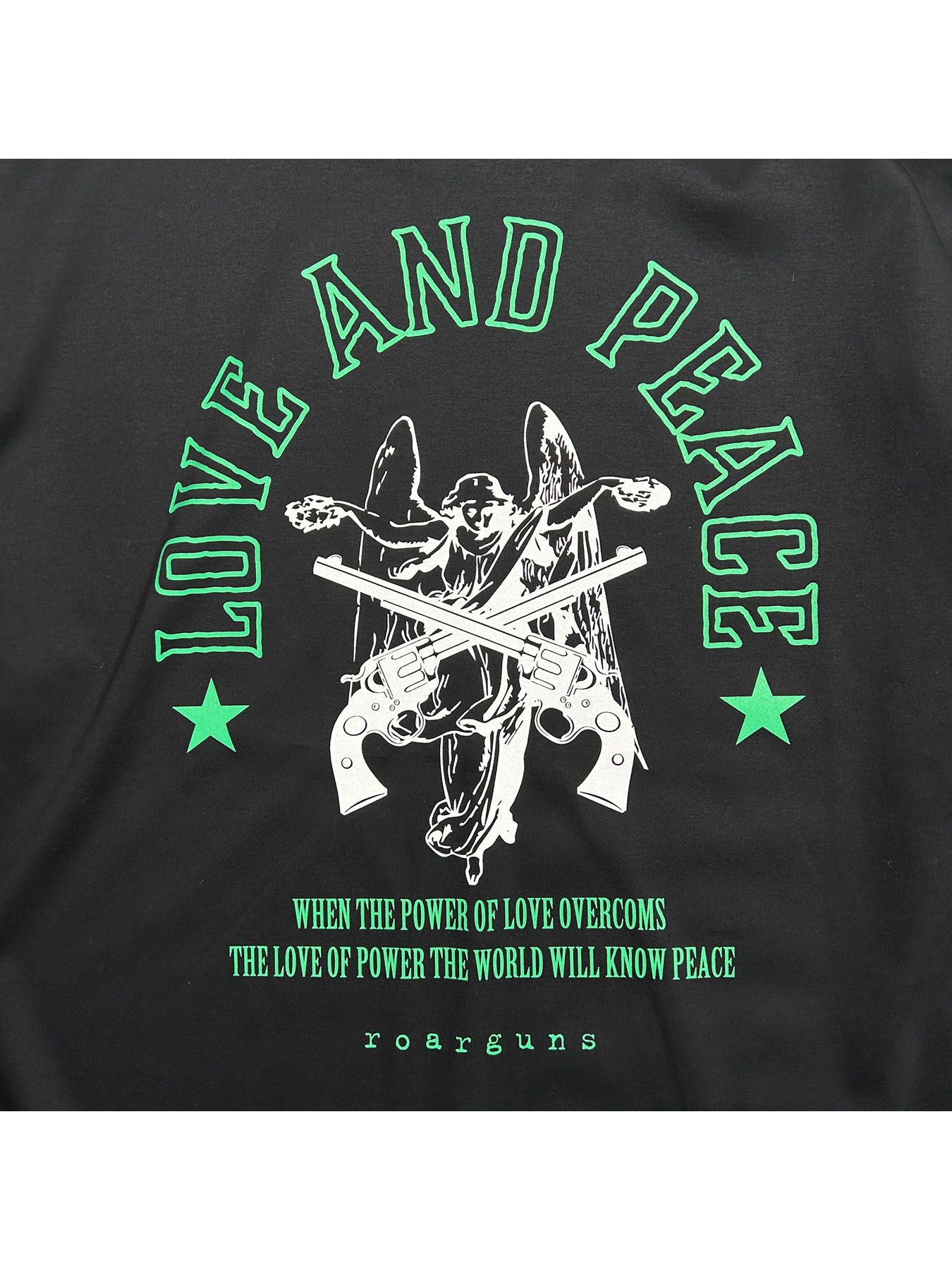 【予約品 8月10日(日) 締切 】ANGEL CROSSGUN L/S T / エンジェル クロスガン ロングスリーブ Tシャツ / ブラック