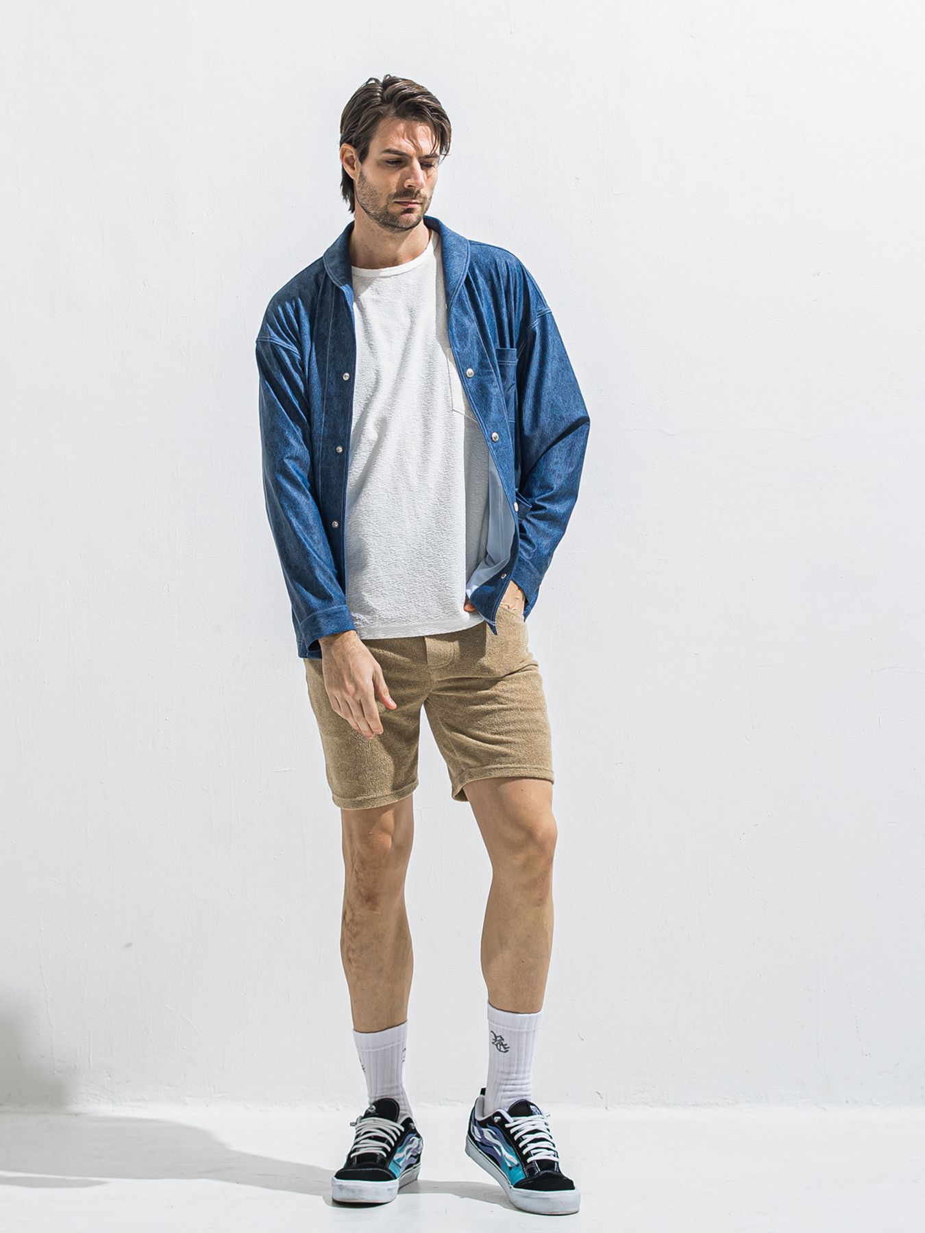 【予約品 2月15日(日) 18:00 締切】VINTAGE PILE SHORTS / パイルショートパンツ / ベージュ