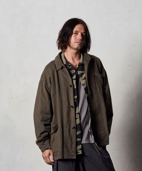 【予約品10月20日(日）締め】 BLUETEE / カバーオール / グレージュ