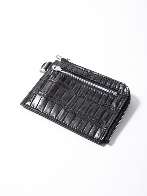 【予約品 10月13日(月) 締切】Nile Crocodile L Wallet / ナイルクロコ Lウォレット / ブラック