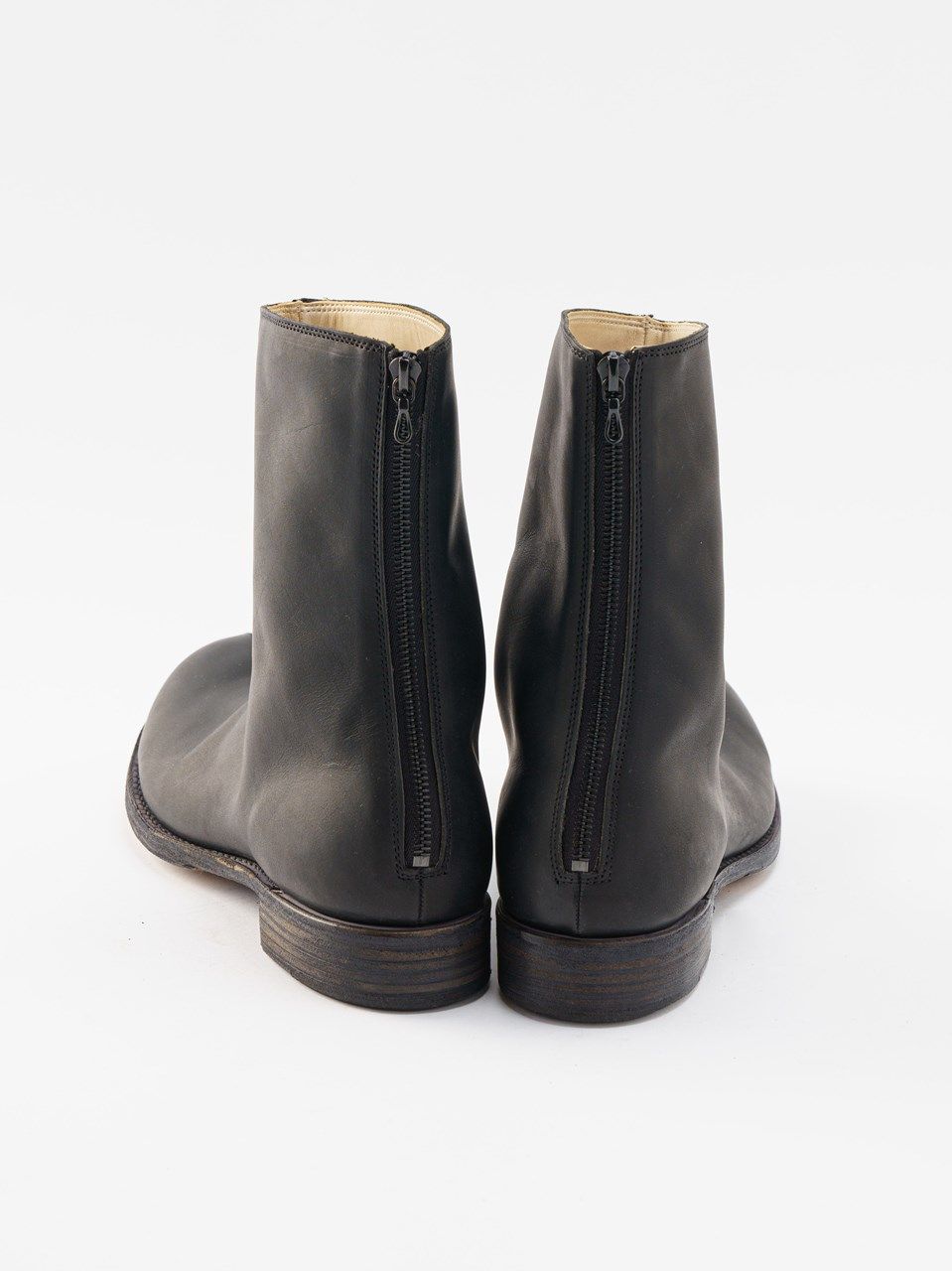 wjk - 《予約品4月13日（木）10:00締め》 center seam back-zip boots