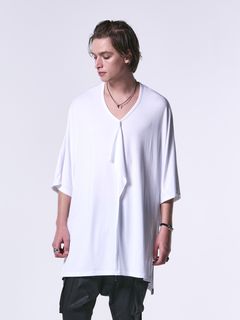 《予約品》 FrillDolmanT-Shirt / フリルドルマンTシャツ / ホワイト