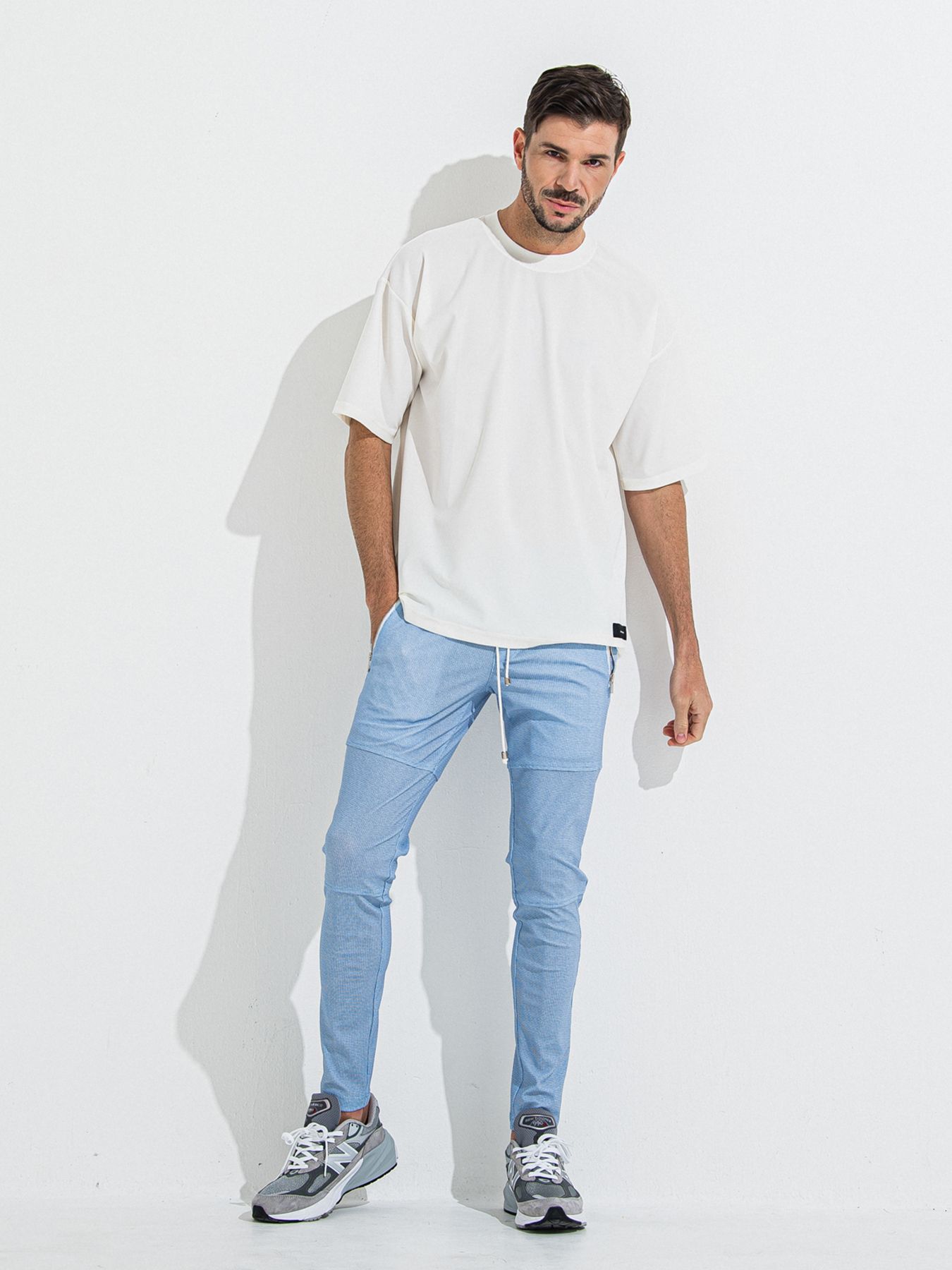 【予約品 】Johnson LINE PT / ジョンソンラインパンツ / チェックサックス