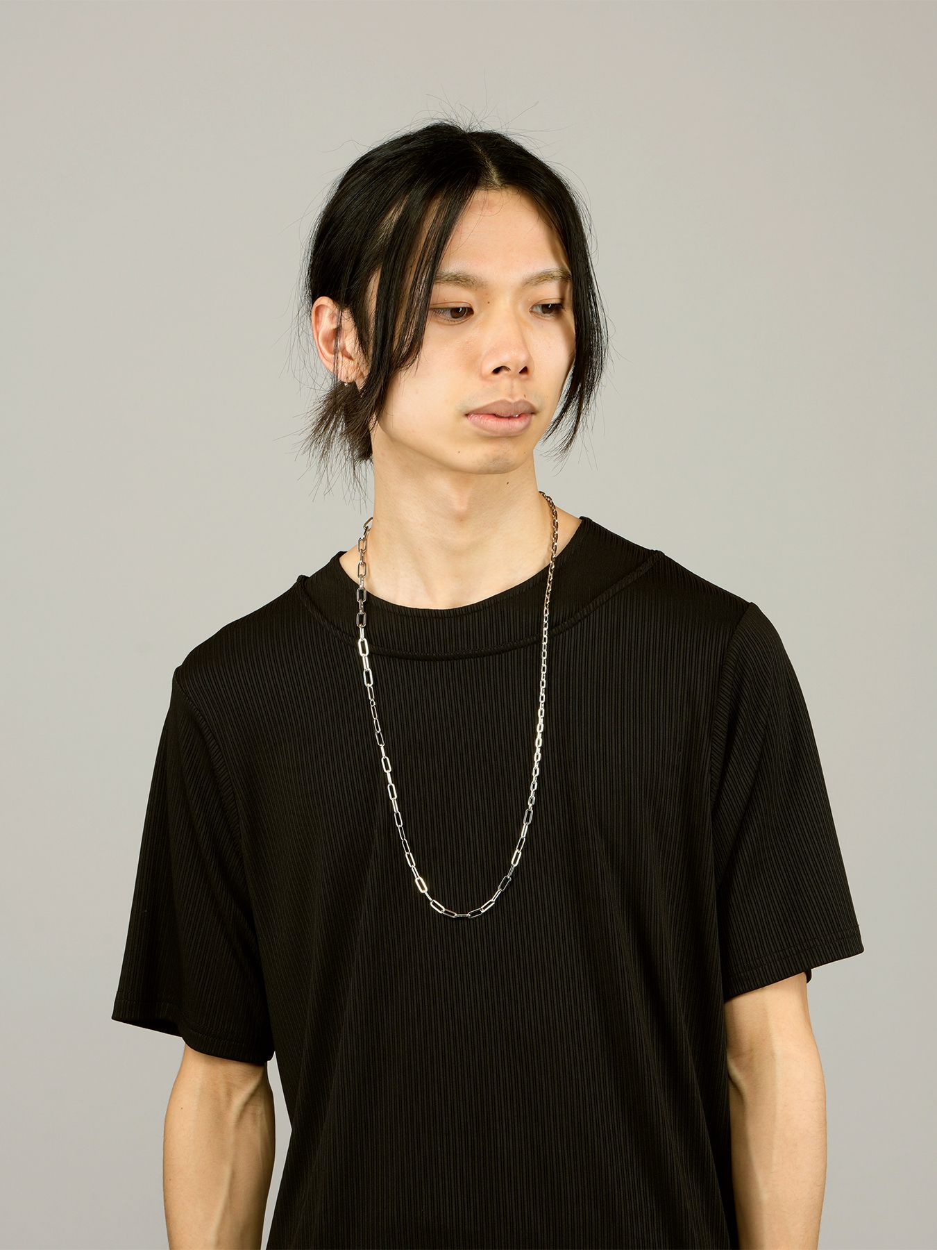 3WAYクレッシェンドネックレス /シルバー【NO ID.】